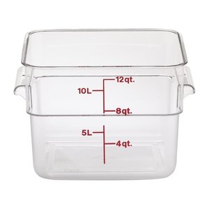 Cambro Polycarbonate Food Container, 11,4 L with Measuring Cup