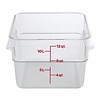 Cambro Polycarbonate Food Container, 11,4 L with Measuring Cup