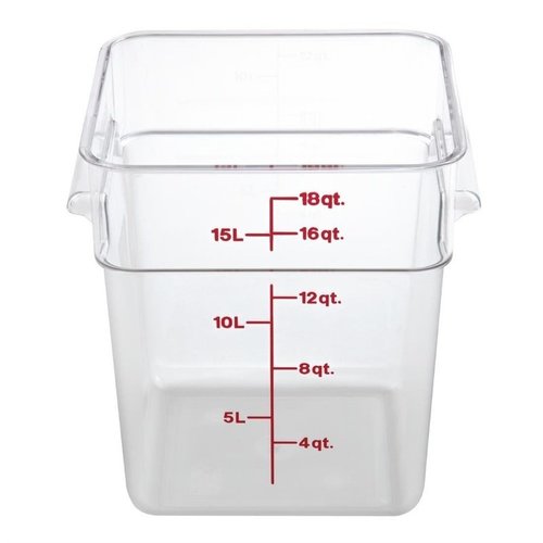 Cambro Polycarbonate Food Container, 17,2 L with Measuring Cup Cambro Polycarbonate Food Container, 17,2 L with Measuring Cup