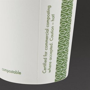 Vegware White Compostable Espresso Cups Single Wall 114 ml (Pack of 1000)