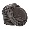 Fiesta Green Black Compostable Coffee Cup Lids 225 ml (Pack of 1000)