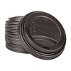 Fiesta Green Black Compostable Coffee Cup Lids 340 ml (Pack of 1000)