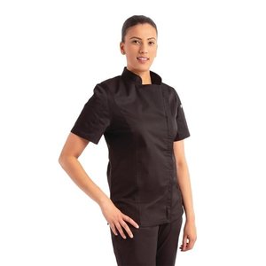 Chef Works Urban Chef Works Womens Springfield Zip Chefs Jacket Black XS Chef Works Urban Chef Works Womens Springfield Zip Chefs Jacket Black XS