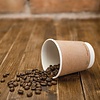 Vegware Kompostowalny kubek do kawy z podwójnymi sciankami 230 ml brązowy (500 szt.)