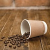 Vegware Kompostowalny kubek do kawy z podwójnymi sciankami 230 ml brązowy (500 szt.)