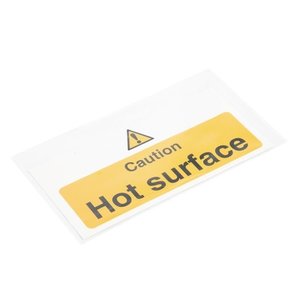 Vogue Caution Hot Surface Sign Vogue Caution Hot Surface Sign