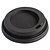 Fiesta Black Disposable Coffee Cup Lids 225 ml (Pack of 50)