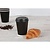 Fiesta Black Disposable Coffee Cup Lids 340 ml and 455 ml (Pack of 50)