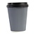Fiesta Black Disposable Coffee Cup Lids 340 ml and 455 ml (Pack of 50)