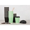 Fiesta Black Disposable Coffee Cup Lids 340 ml and 455 ml (Pack of 1000)