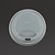 Vegware White Compostable Coffee Cup Lids 225 ml (Pack of 1000)