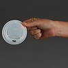 Vegware White Compostable Coffee Cup Lids 225 ml (Pack of 1000)