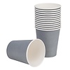 Fiesta Grey Single Wall Takeaway Coffee Cups Charcoal 225 ml (Pack of 1000)