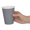 Fiesta Grey Single Wall Takeaway Coffee Cups Charcoal 340 ml (Pack of 1000)