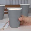 Fiesta Grey Single Wall Takeaway Coffee Cups Charcoal 340 ml (Pack of 1000)