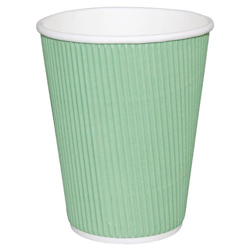 Fiesta Turquoise Ripple Wall Takeaway Coffee Cups 225 ml (Pack of 500) Fiesta Turquoise Ripple Wall Takeaway Coffee Cups 225 ml (Pack of 500)