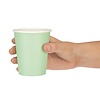 Fiesta Turquoise Disposable Coffee Cups Single Wall 225 ml (Pack of 1000)