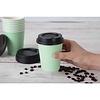 Fiesta Turquoise Disposable Coffee Cups Single Wall 225 ml (Pack of 1000)
