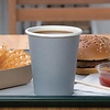 Fiesta Grey Single Wall Takeaway Coffee Cups Charcoal 225 ml (Pack of 1000)