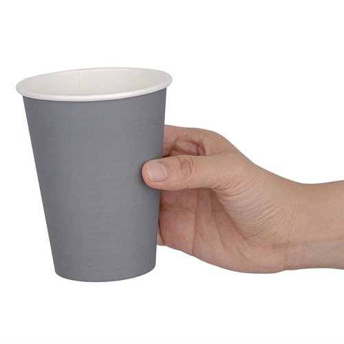 Fiesta Kubek z pojedyńczą ścianką do kawy 340 ml szary (1000 szt.) Fiesta Kubek z pojedyńczą ścianką do kawy 340 ml szary (1000 szt.)