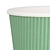 Fiesta Turquoise Ripple Wall Takeaway Coffee Cups 225 ml (Pack of 500)