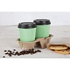 Fiesta Turquoise Disposable Coffee Cups Ripple Wall 340 ml (Pack of 500)