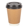 Fiesta Brown Disposable Coffee Cups Double Wall Kraft 340 ml (Pack of 500)