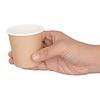 Fiesta Brown Disposable Espresso Cups Single Wall Kraft 112 ml (Pack of 1000)