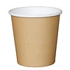 Fiesta Brown Disposable Espresso Cups Single Wall Kraft 112 ml (Pack of 1000)