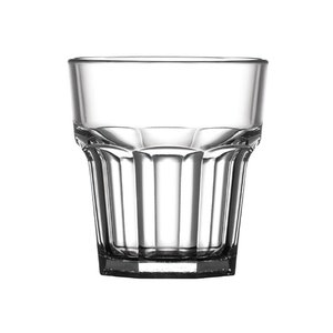 BBP Transparent Polycarbonate American Tumbler 255 ml (Pack of 36)
