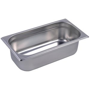 Gastro M Stainless Steel Gastronorm Pan 1/3 100 mm Gastro M Stainless Steel Gastronorm Pan 1/3 100 mm