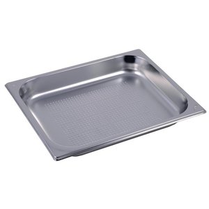 Gastro M Stainless Steel Gastronorm Pan 1/2 65 mm, Perforated