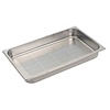 Gastro M Stainless Steel Gastronorm Pan 1/1 55 mm, Perforated Gastro M Stainless Steel Gastronorm Pan 1/1 55 mm, Perforated