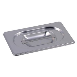 Gastro M Stainless Steel Gastronorm Lid 1/9 with Handle
