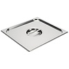Gastro M Stainless Steel Gastronorm Lid 2/3 with Handle