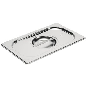 Gastro M Stainless Steel Gastronorm Lid 1/4 with Seal and Handle Gastro M Stainless Steel Gastronorm Lid 1/4 with Seal and Handle