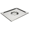 Gastro M Stainless Steel Gastronorm Lid 1/2 with Seal and Handle Gastro M Stainless Steel Gastronorm Lid 1/2 with Seal and Handle