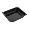 Gastro M Enamelled Steel Gastronorm Pan 1/2 65 mm, Black with Non-Stick Surface