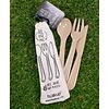XXLselect Reusable Rice Husk Cutlery Set