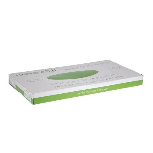 Vegware Rękawiczki do przygotowyania żywności jednorazowe z kompostowalnego PLA, rozmiar M, niebieskie (2400 szt.) Vegware Rękawiczki do przygotowyania żywności jednorazowe z kompostowalnego PLA, rozmiar M, niebieskie (2400 szt.)