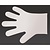 Vegware Compostable PLA Food Prep Disposable Gloves, Size M, White (Pack of 2400)