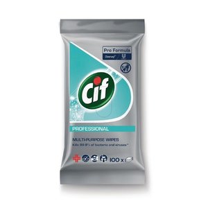 Cif CIF Pro Formula Multi-Purpose Disinfectant Wipes (100 Pack) Cif CIF Pro Formula Multi-Purpose Disinfectant Wipes (100 Pack)