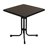 XXLselect Limburg Pizarra folding patio table 70 x 70cm