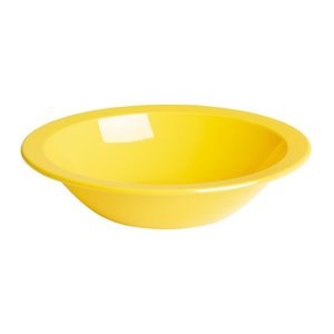Kristallon Polycarbonate Bowls Yellow 172mm (Pack of 12)