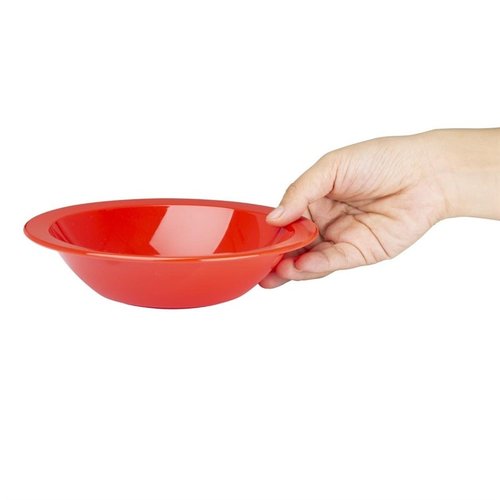 Kristallon Polycarbonate Bowls Red 172mm (Pack of 12) Kristallon Polycarbonate Bowls Red 172mm (Pack of 12)