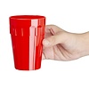 Kristallon Szklanka z poliwęglanu czerwona 260 ml (12 szt.)