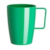 Kristallon Polycarbonate Handled Beakers Green 284ml (Pack of 12) Kristallon Polycarbonate Handled Beakers Green 284ml (Pack of 12)