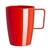 Kristallon Poliwęglanowy Kubek z uchwytem Czerwony 284ml (12 szt)