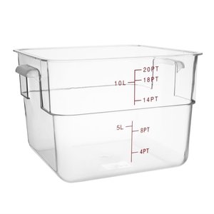 Vogue Polycarbonate Food Container, 10 L with Measuring Cup Vogue Polycarbonate Food Container, 10 L with Measuring Cup