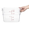 Vogue Polycarbonate Food Container, 10 L with Measuring Cup